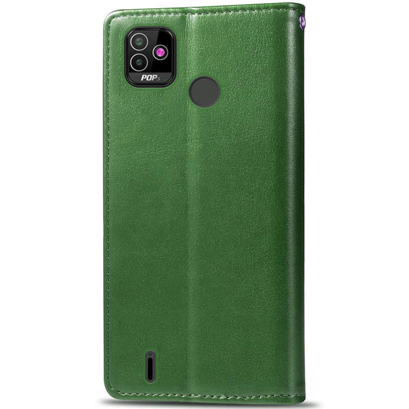 Книжка GETMAN Gallant для TECNO POP 5 зелена-1